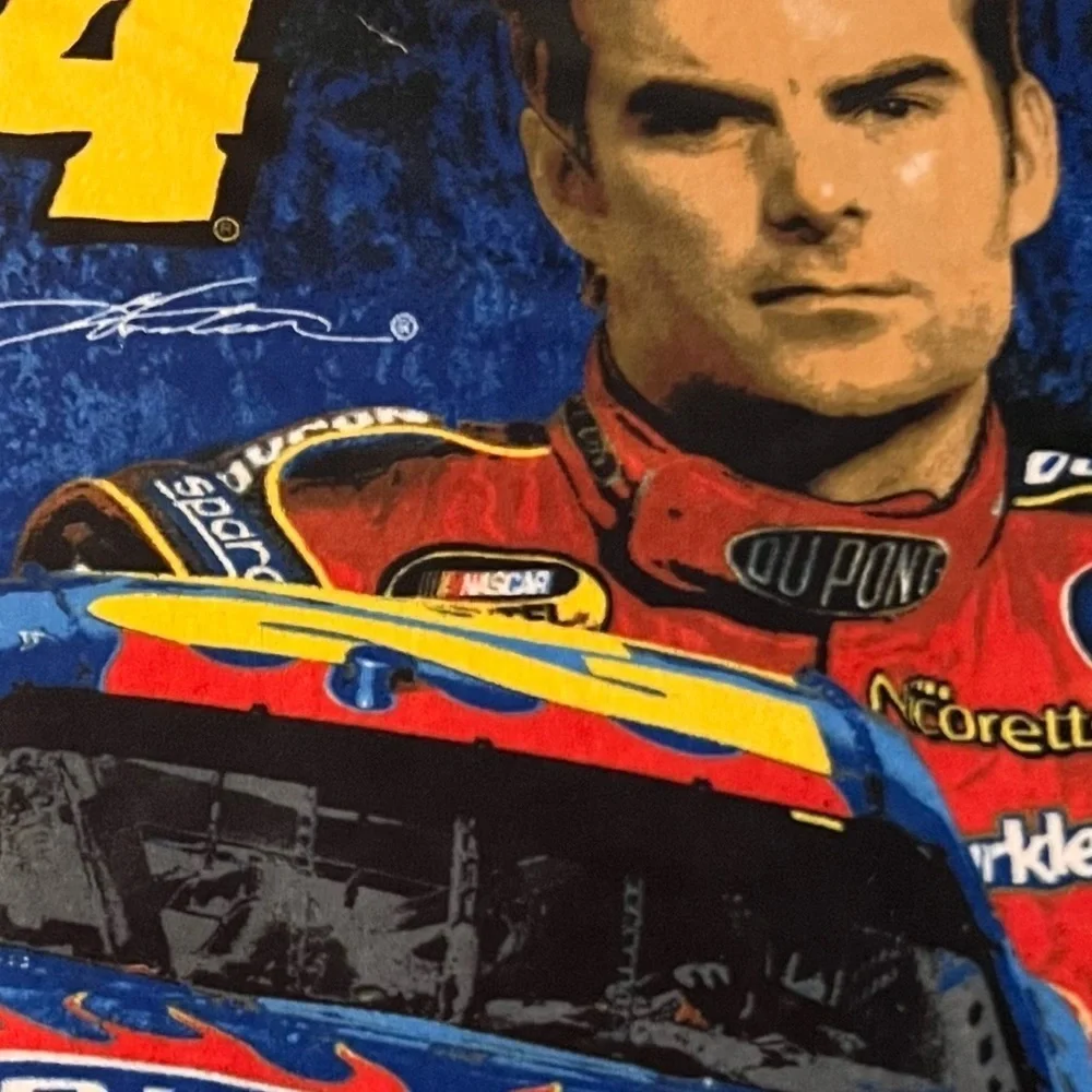 Jeff Gordon #24 NASCAR Dupont Monte Carlo SS Racing Plush Throw Blanket